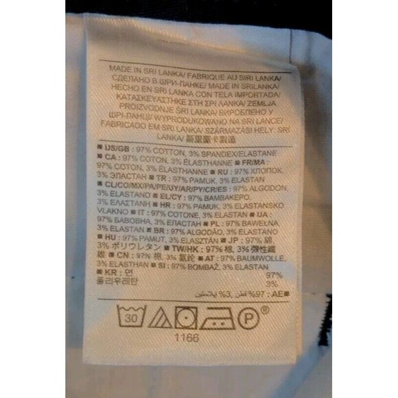 New Banana Republic Womens City Chino Pants Sz 8 Preppy Navy Blue Low Rise Ankle - Picture 9 of 9